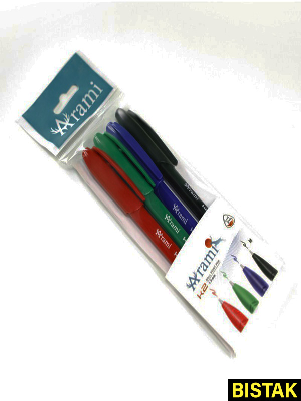 خودکار بال‌ پوینت بسته 4 رنگ کامل