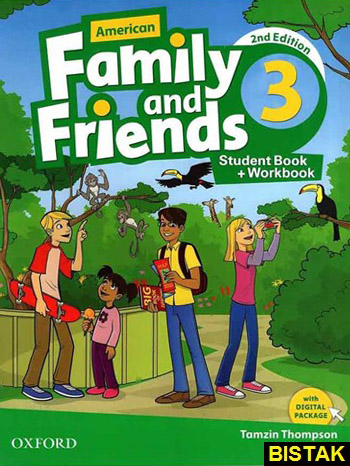 American Family and Friends 2nd 3 In One Volume نشر جنگل